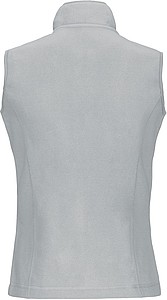 Womens microfleece vest KARIBAN, light grey, S