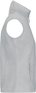 Womens microfleece vest KARIBAN, light grey, S