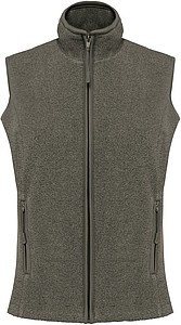 Womens microfleece vest KARIBAN, light khaki, XL