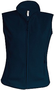 Womens microfleece vest KARIBAN, navy, 4XL