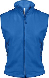 Womens microfleece vest KARIBAN, royal blue, S
