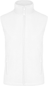 Womens microfleece vest KARIBAN, white, S