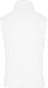Womens microfleece vest KARIBAN, white, S