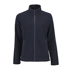 WOMENS PLAIN FLEECE JACKET NORMAN WOMEN, NAVY, S