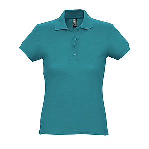 WOMENS POLO SHIRT PASSION, DUCK BLUE, L