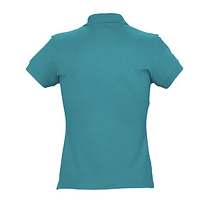 WOMENS POLO SHIRT PASSION, DUCK BLUE, L