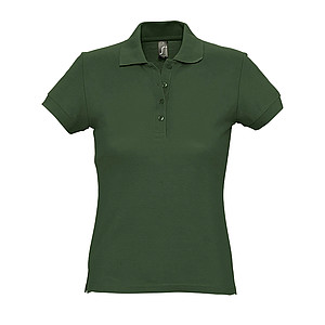 WOMENS POLO SHIRT PASSION, GOLF GREEN, L