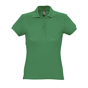WOMENS POLO SHIRT PASSION, KELLY GREEN, L