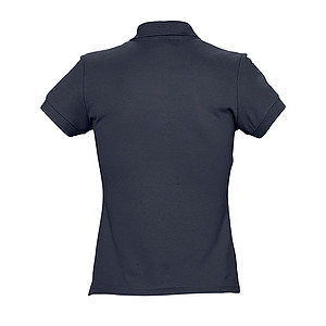 WOMENS POLO SHIRT PASSION, NAVY, L