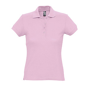 WOMENS POLO SHIRT PASSION, PINK, L