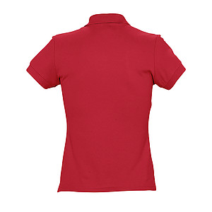 WOMENS POLO SHIRT PASSION, RED, L