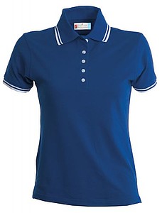 Womens polo T-shirt PAYPER SKIPPER LADY, royl blue/white, S