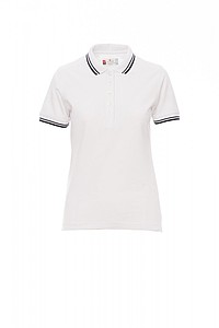 Womens polo T-shirt PAYPER SKIPPER LADY, white/navy, XL