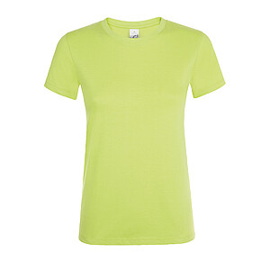 WOMENS ROUND COLLAR T-SHIRT REGENT WOMEN, APPLE GREEN, S