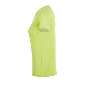WOMENS ROUND COLLAR T-SHIRT REGENT WOMEN, APPLE GREEN, XL