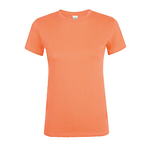 WOMENS ROUND COLLAR T-SHIRT REGENT WOMEN, APRICOT, M