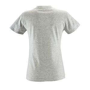 WOMENS ROUND COLLAR T-SHIRT REGENT WOMEN, ASH, M