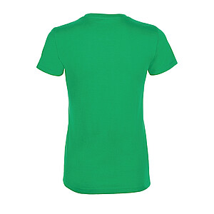 WOMENS ROUND COLLAR T-SHIRT REGENT WOMEN, KELLY GREEN, L