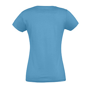 WOMENS ROUND NECK T-SHIRT IMPERIAL WOMEN, AQUA, L