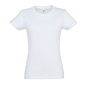 WOMENS ROUND NECK T-SHIRT IMPERIAL WOMEN, ASH, L