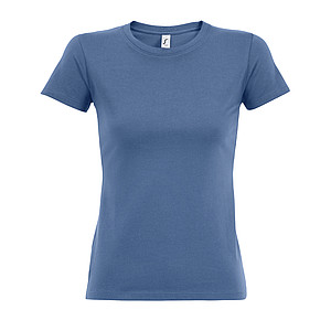 WOMENS ROUND NECK T-SHIRT IMPERIAL WOMEN, BLUE, S