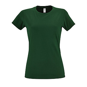 WOMENS ROUND NECK T-SHIRT IMPERIAL WOMEN, BOTTLE GREEN, L