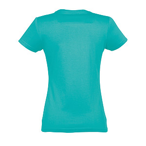 WOMENS ROUND NECK T-SHIRT IMPERIAL WOMEN, CARIBBEAN BLUE, L