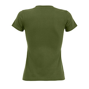 WOMENS ROUND NECK T-SHIRT IMPERIAL WOMEN, DARK KAKI, L