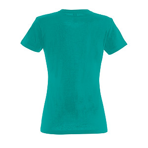 WOMENS ROUND NECK T-SHIRT IMPERIAL WOMEN, EMERALD, L