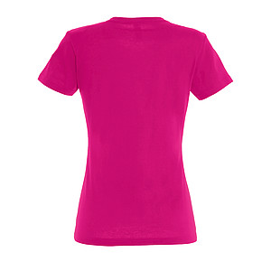 WOMENS ROUND NECK T-SHIRT IMPERIAL WOMEN, FUCHSIA, L