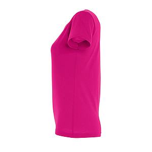 WOMENS ROUND NECK T-SHIRT IMPERIAL WOMEN, FUCHSIA, L