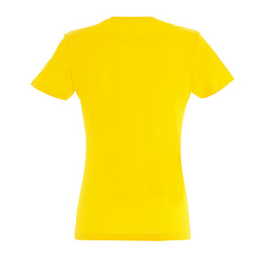 WOMENS ROUND NECK T-SHIRT IMPERIAL WOMEN, GOLD, 3XL