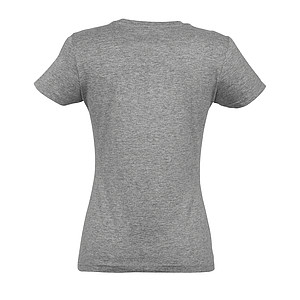 WOMENS ROUND NECK T-SHIRT IMPERIAL WOMEN, GREY MELANGE, 3XL