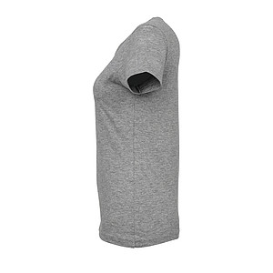 WOMENS ROUND NECK T-SHIRT IMPERIAL WOMEN, GREY MELANGE, L