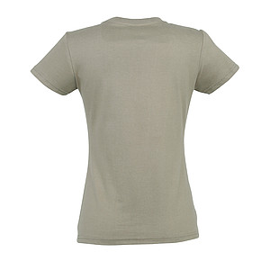 WOMENS ROUND NECK T-SHIRT IMPERIAL WOMEN, KAKI, M
