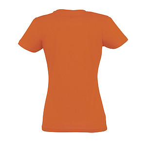 WOMENS ROUND NECK T-SHIRT IMPERIAL WOMEN, ORANGE, XL
