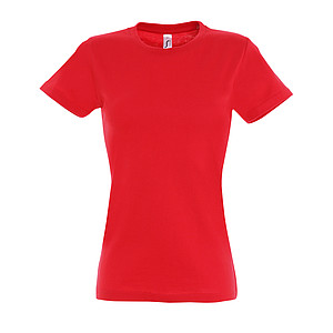 WOMENS ROUND NECK T-SHIRT IMPERIAL WOMEN, RED, L