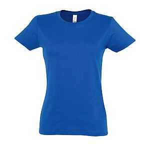 WOMENS ROUND NECK T-SHIRT IMPERIAL WOMEN, ROYAL BLUE, M