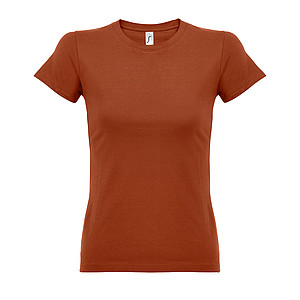 WOMENS ROUND NECK T-SHIRT IMPERIAL WOMEN, TERRACOTTA, L