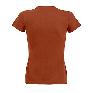 WOMENS ROUND NECK T-SHIRT IMPERIAL WOMEN, TERRACOTTA, XL