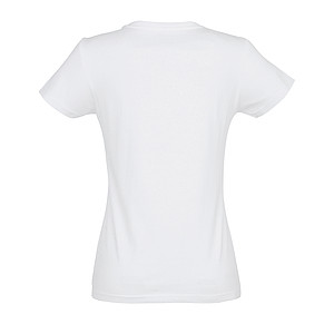 WOMENS ROUND NECK T-SHIRT IMPERIAL WOMEN, WHITE, 3XL