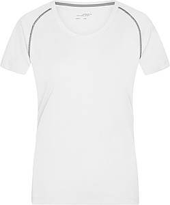 Womens sports T-shirt James Nicholson, red/black, M