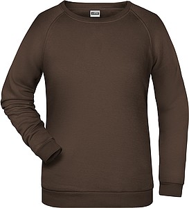 Womens sweatshirt James Nicholson, brown, S