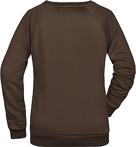 Womens sweatshirt James Nicholson, brown, S