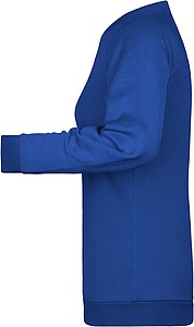 Womens sweatshirt James Nicholson, dark royal blue, S