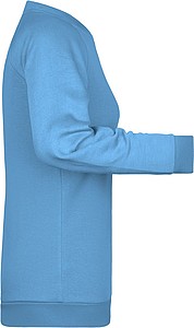 Womens sweatshirt James Nicholson, light blue, XS