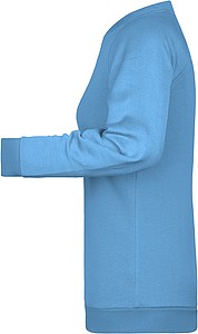 Womens sweatshirt James Nicholson, light blue, XS