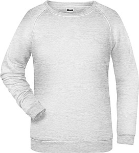 Womens sweatshirt James Nicholson, light grey melange, M