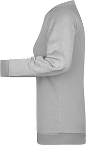 Womens sweatshirt James Nicholson, light grey melange, M