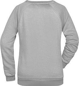 Womens sweatshirt James Nicholson, light grey melange, XS